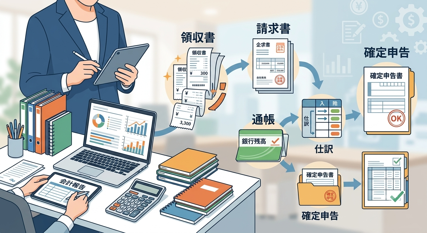 建設業許可と「毎月の記帳代行」をセットで任せるべき理由!